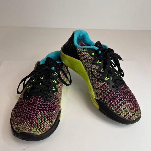 Nike Women Shoe 7 Metcon 5 Athletic Low Top Lace Up Sneaker Work Run Gym Core Ex - Picture 1 of 12